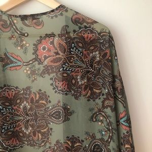 DANIEL RAINN paisley cape